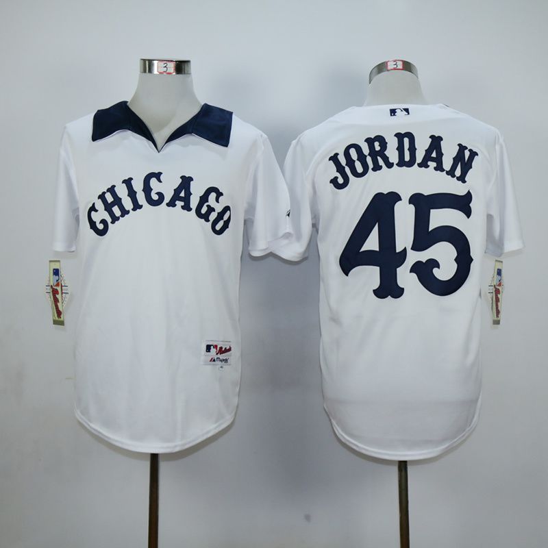 Men Chicago White Sox 45 Jordan White MLB Jerseys2